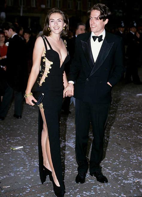 versace pins dress|Versace elizabeth hurley dress.